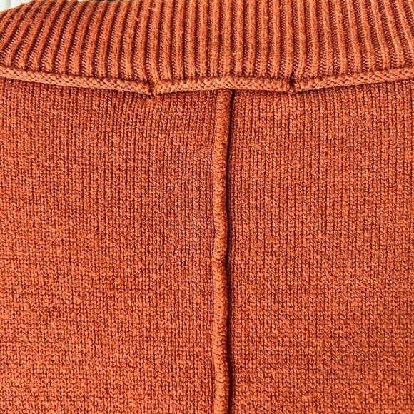 Women's Rust Cardigan Sweater - Picture 7 of 7